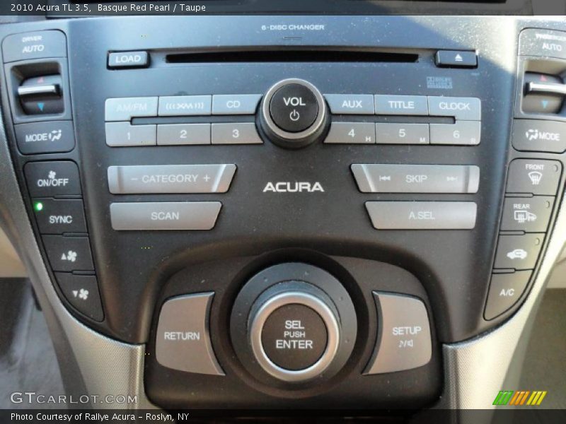 Basque Red Pearl / Taupe 2010 Acura TL 3.5