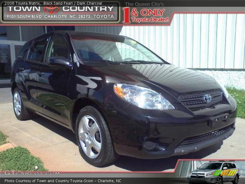 Black Sand Pearl / Dark Charcoal 2008 Toyota Matrix