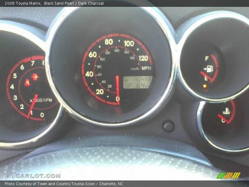 Black Sand Pearl / Dark Charcoal 2008 Toyota Matrix