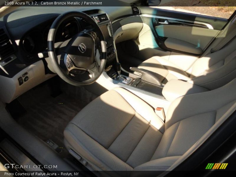 Carbon Bronze Metallic / Parchment 2008 Acura TL 3.2