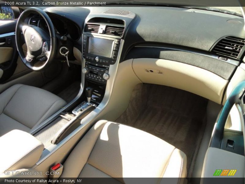 Carbon Bronze Metallic / Parchment 2008 Acura TL 3.2
