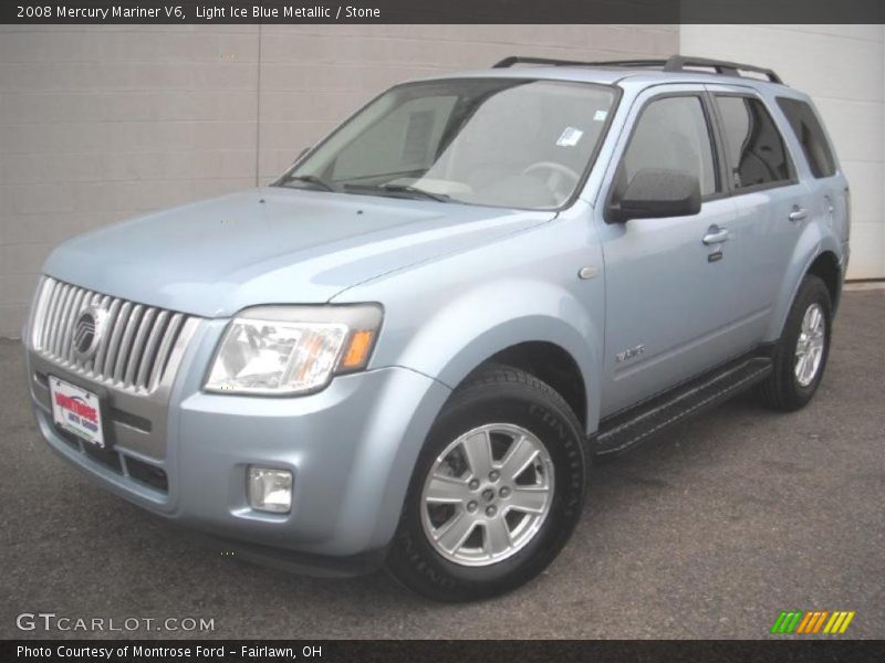 Light Ice Blue Metallic / Stone 2008 Mercury Mariner V6