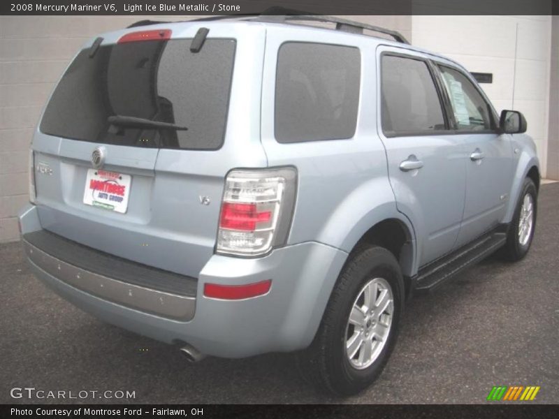 Light Ice Blue Metallic / Stone 2008 Mercury Mariner V6