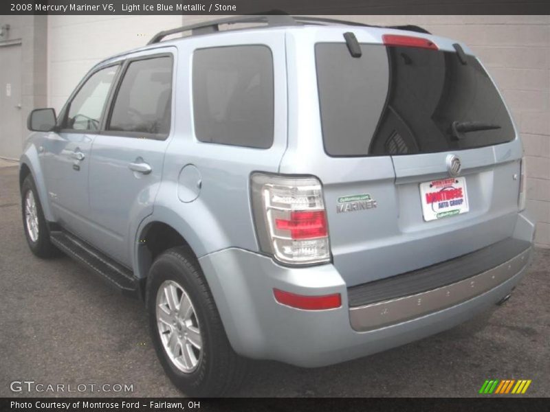 Light Ice Blue Metallic / Stone 2008 Mercury Mariner V6