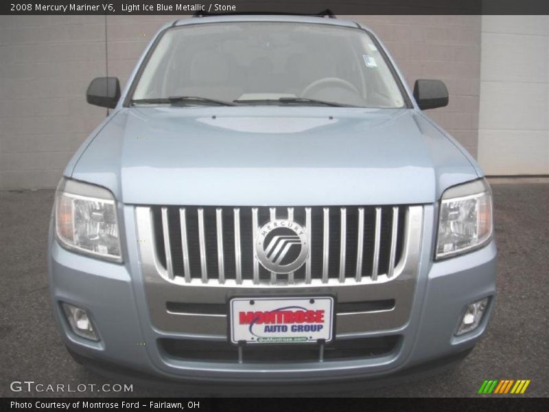 Light Ice Blue Metallic / Stone 2008 Mercury Mariner V6