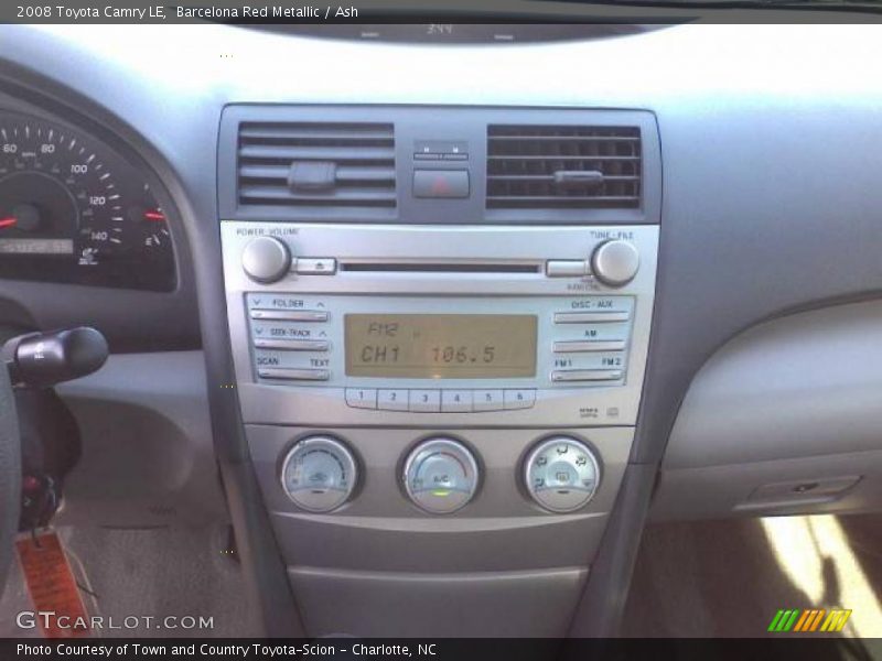 Barcelona Red Metallic / Ash 2008 Toyota Camry LE