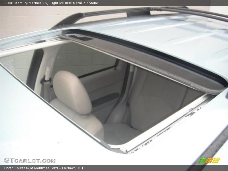 Light Ice Blue Metallic / Stone 2008 Mercury Mariner V6