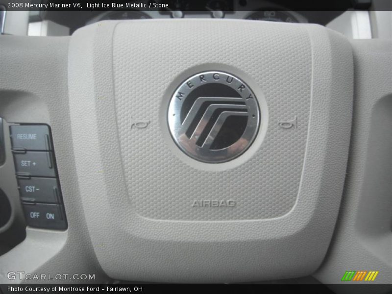 Light Ice Blue Metallic / Stone 2008 Mercury Mariner V6