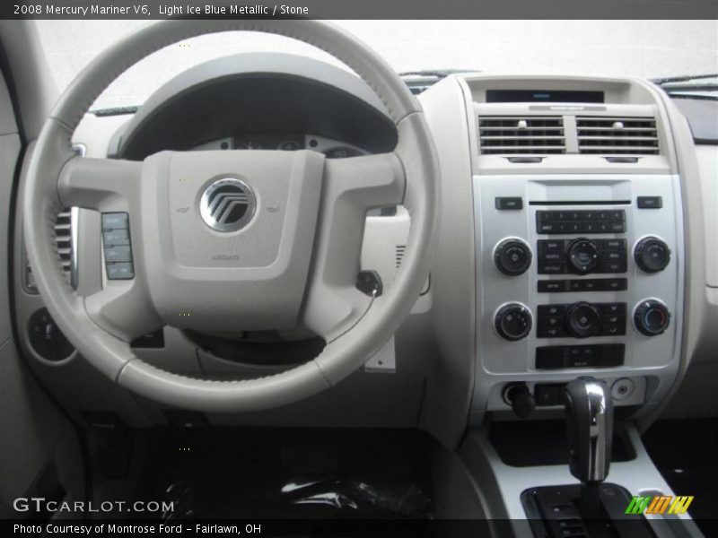 Light Ice Blue Metallic / Stone 2008 Mercury Mariner V6