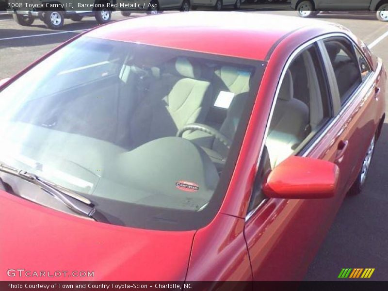 Barcelona Red Metallic / Ash 2008 Toyota Camry LE