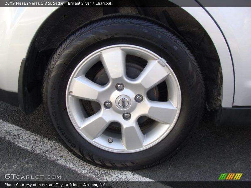 Brillant Silver / Charcoal 2009 Nissan Versa 1.8 SL Sedan
