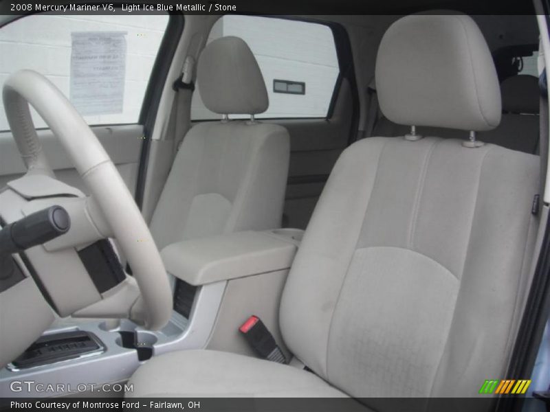 Light Ice Blue Metallic / Stone 2008 Mercury Mariner V6