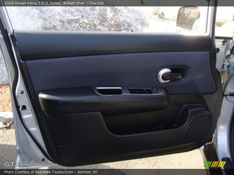 Brillant Silver / Charcoal 2009 Nissan Versa 1.8 SL Sedan