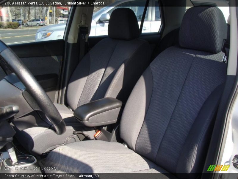 Brillant Silver / Charcoal 2009 Nissan Versa 1.8 SL Sedan
