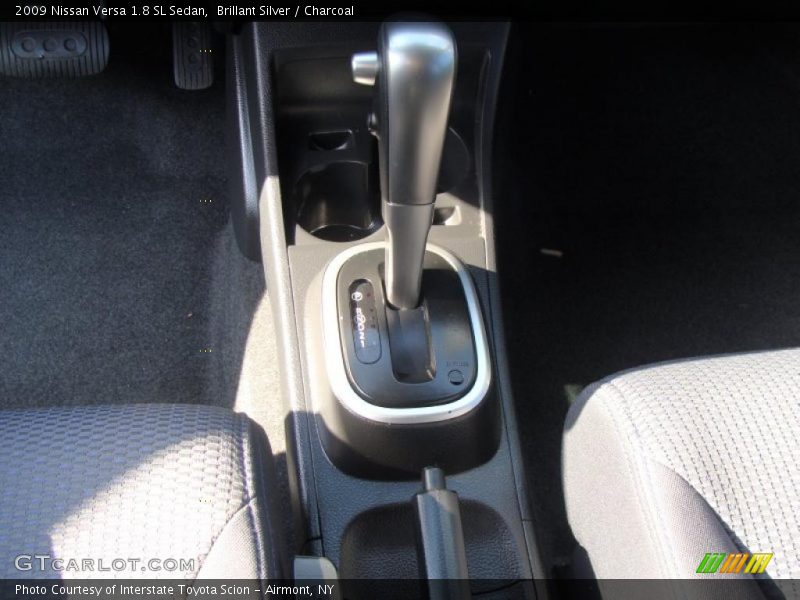 Brillant Silver / Charcoal 2009 Nissan Versa 1.8 SL Sedan