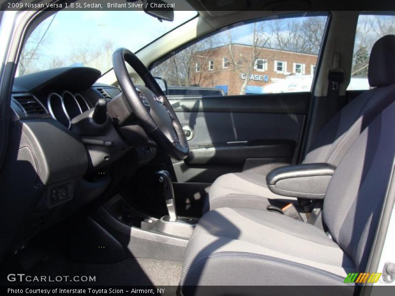 Brillant Silver / Charcoal 2009 Nissan Versa 1.8 SL Sedan