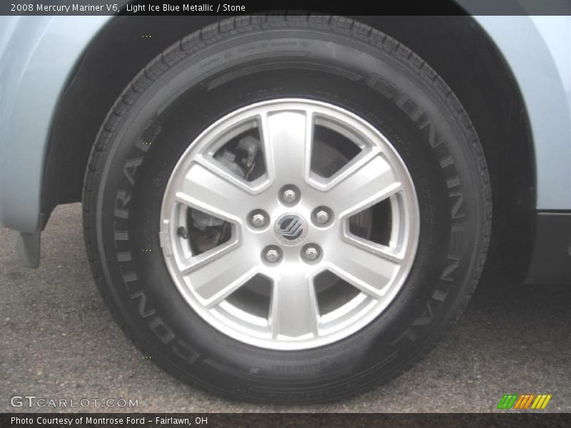 Light Ice Blue Metallic / Stone 2008 Mercury Mariner V6