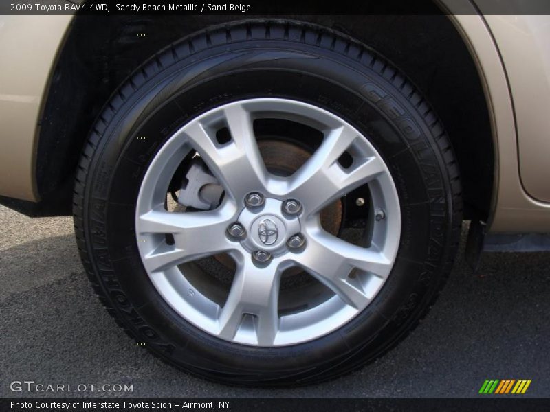 Sandy Beach Metallic / Sand Beige 2009 Toyota RAV4 4WD