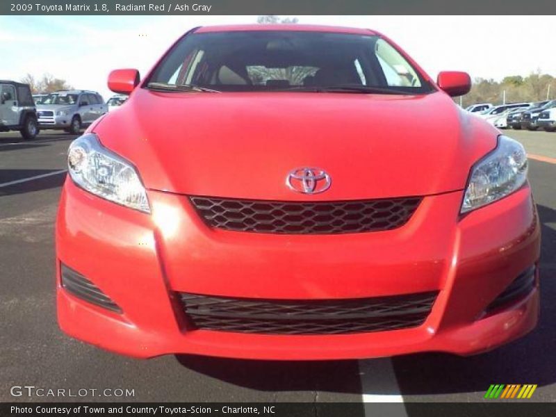 Radiant Red / Ash Gray 2009 Toyota Matrix 1.8