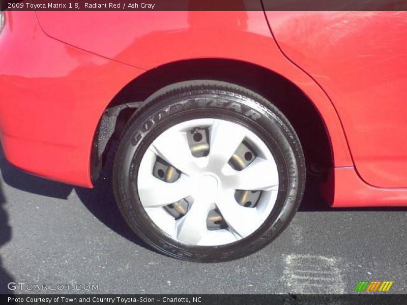 Radiant Red / Ash Gray 2009 Toyota Matrix 1.8