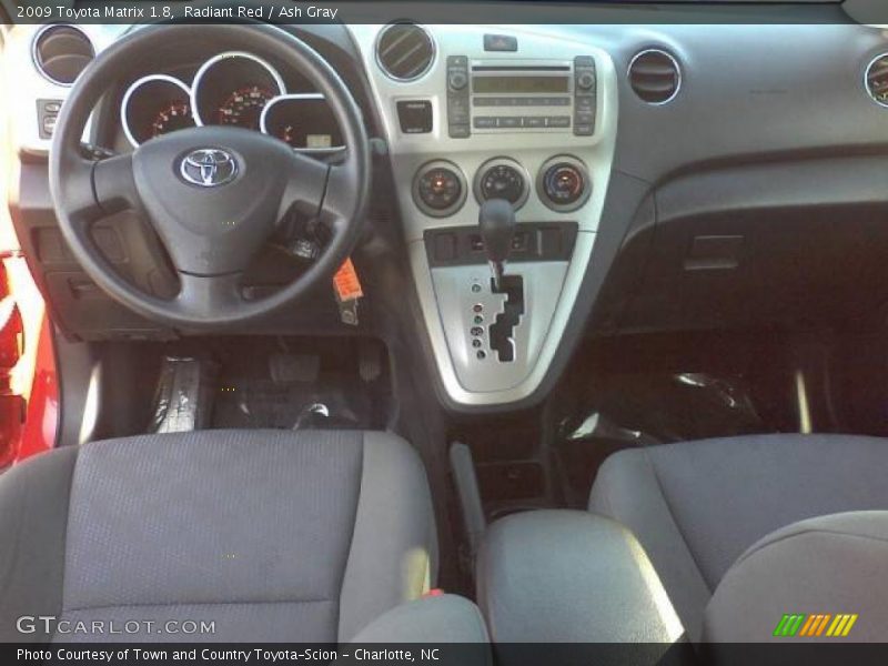Radiant Red / Ash Gray 2009 Toyota Matrix 1.8