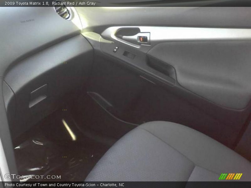 Radiant Red / Ash Gray 2009 Toyota Matrix 1.8