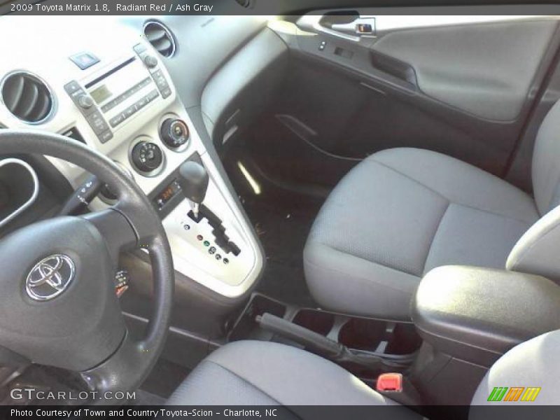 Radiant Red / Ash Gray 2009 Toyota Matrix 1.8