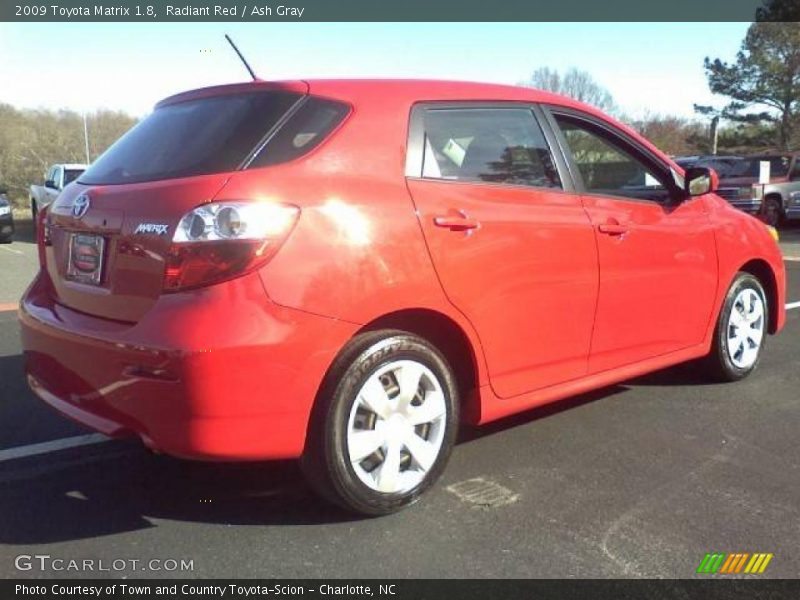 Radiant Red / Ash Gray 2009 Toyota Matrix 1.8