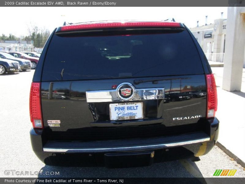 Black Raven / Ebony/Ebony 2009 Cadillac Escalade ESV AWD