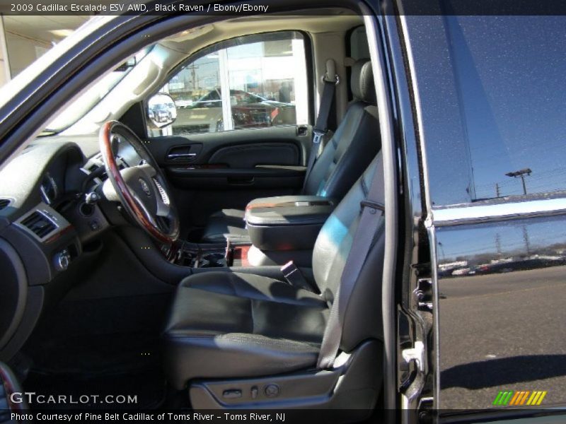 Black Raven / Ebony/Ebony 2009 Cadillac Escalade ESV AWD