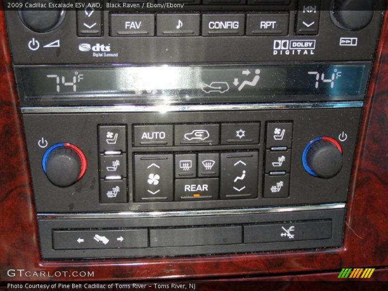 Controls of 2009 Escalade ESV AWD