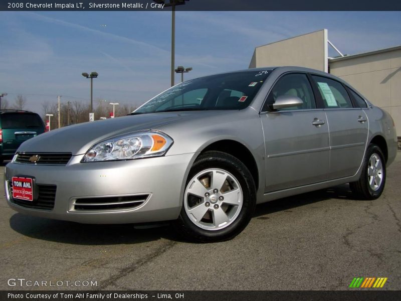 Silverstone Metallic / Gray 2008 Chevrolet Impala LT