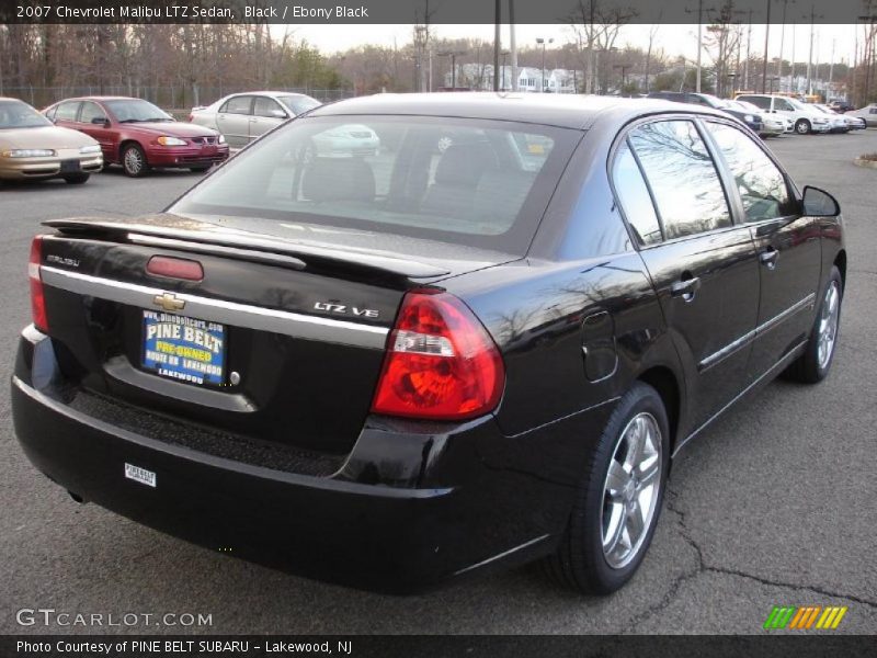 Black / Ebony Black 2007 Chevrolet Malibu LTZ Sedan