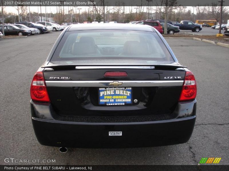 Black / Ebony Black 2007 Chevrolet Malibu LTZ Sedan