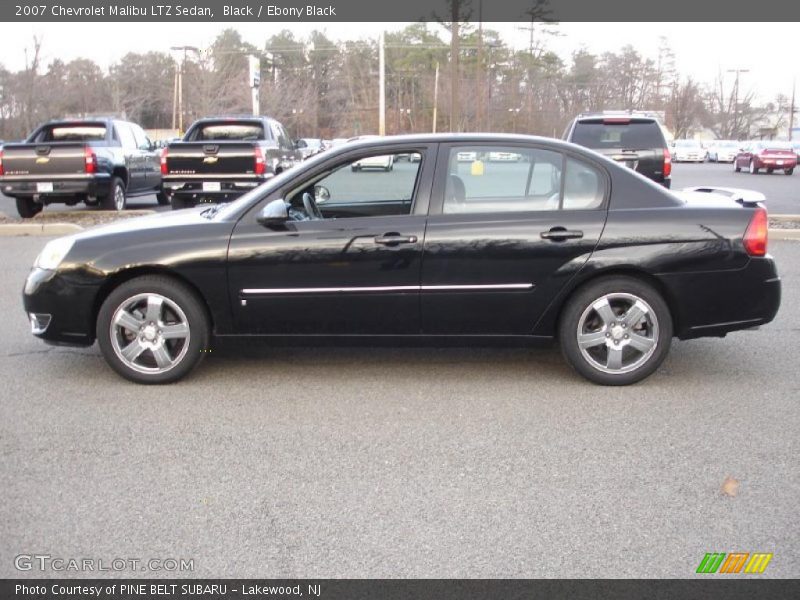 Black / Ebony Black 2007 Chevrolet Malibu LTZ Sedan
