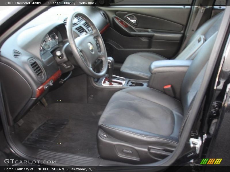  2007 Malibu LTZ Sedan Ebony Black Interior