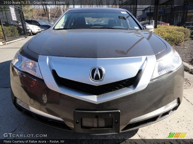 Grigio Metallic / Ebony 2010 Acura TL 3.5