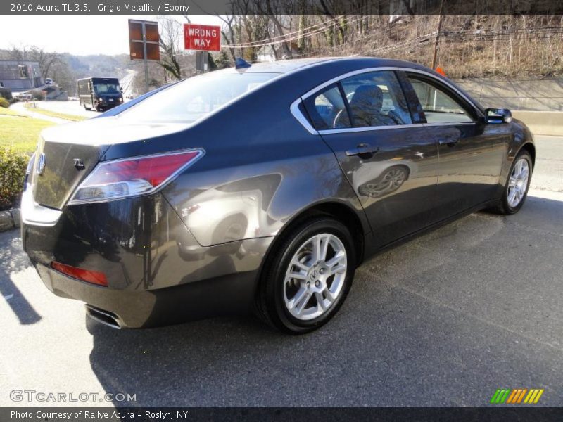 Grigio Metallic / Ebony 2010 Acura TL 3.5