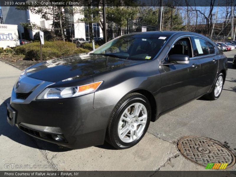 Grigio Metallic / Ebony 2010 Acura TL 3.5