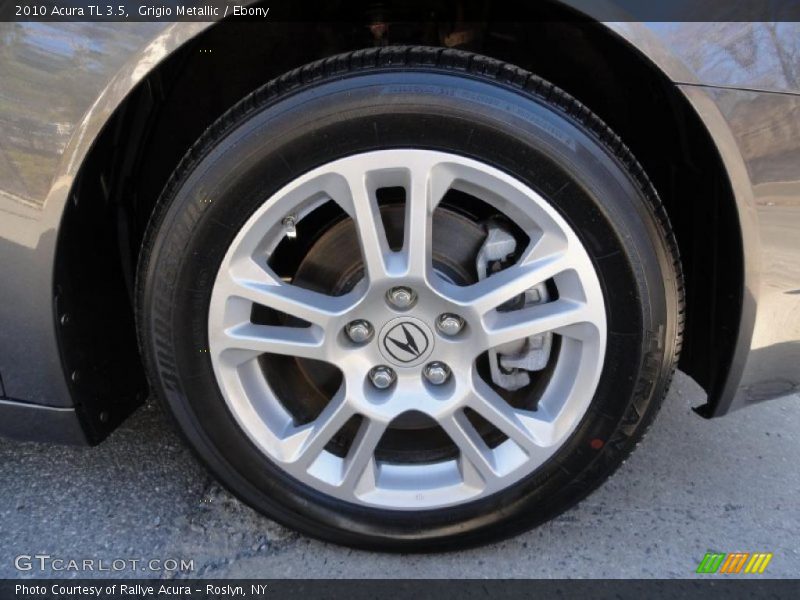 Grigio Metallic / Ebony 2010 Acura TL 3.5