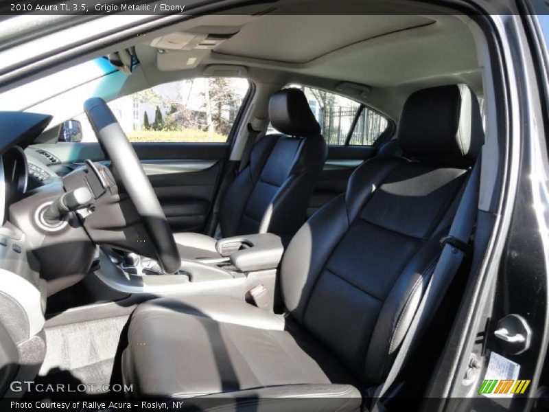 Grigio Metallic / Ebony 2010 Acura TL 3.5