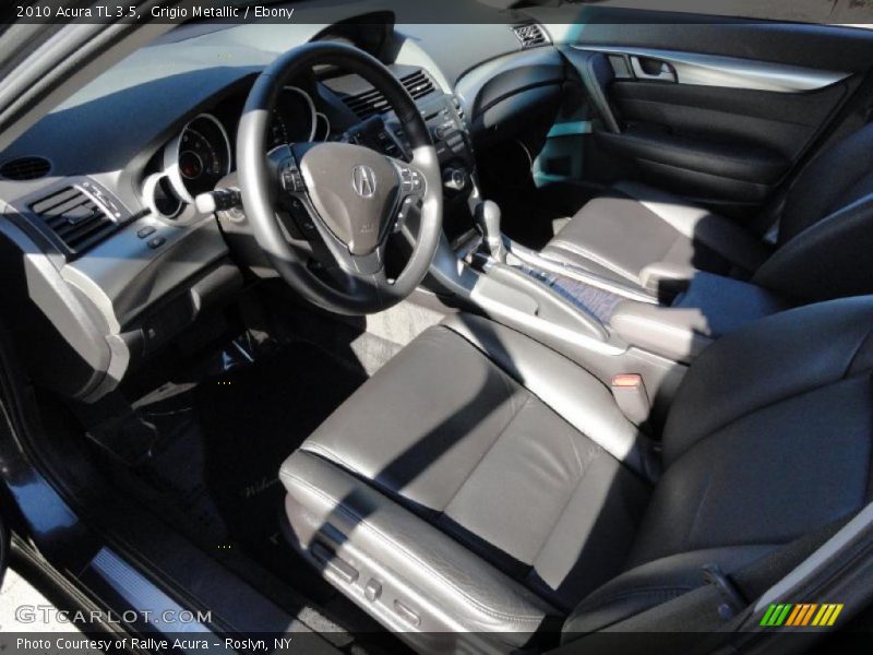 Grigio Metallic / Ebony 2010 Acura TL 3.5