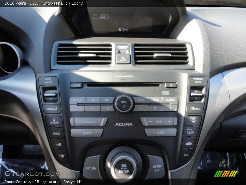 Grigio Metallic / Ebony 2010 Acura TL 3.5