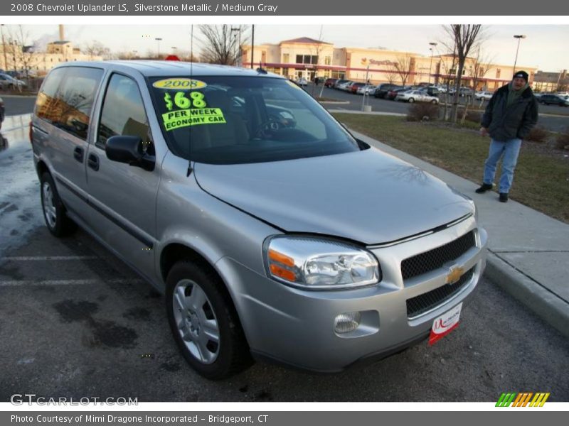 Silverstone Metallic / Medium Gray 2008 Chevrolet Uplander LS