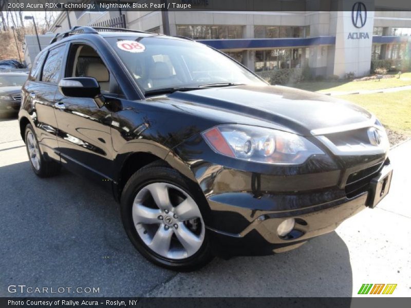 Nighthawk Black Pearl / Taupe 2008 Acura RDX Technology