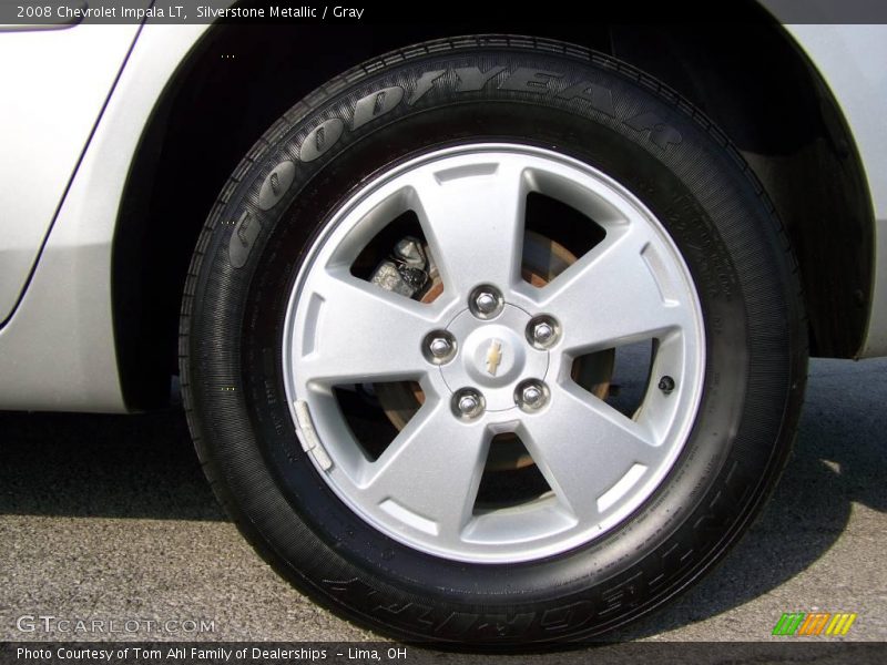 Silverstone Metallic / Gray 2008 Chevrolet Impala LT