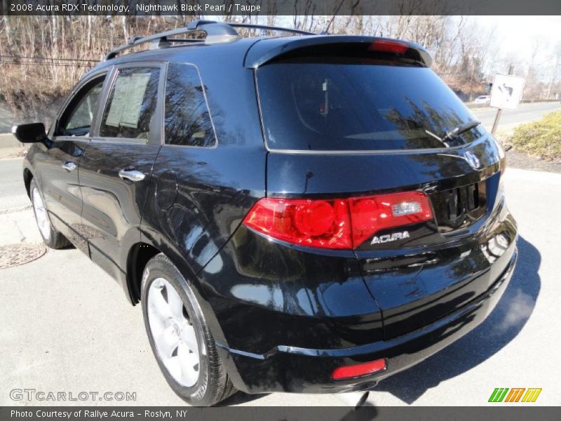 Nighthawk Black Pearl / Taupe 2008 Acura RDX Technology