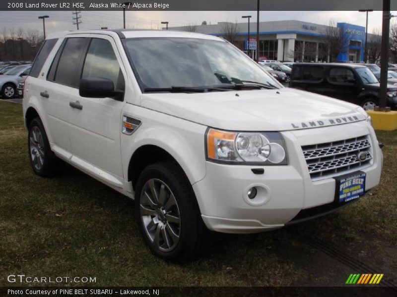 Alaska White / Alpaca Beige 2008 Land Rover LR2 HSE