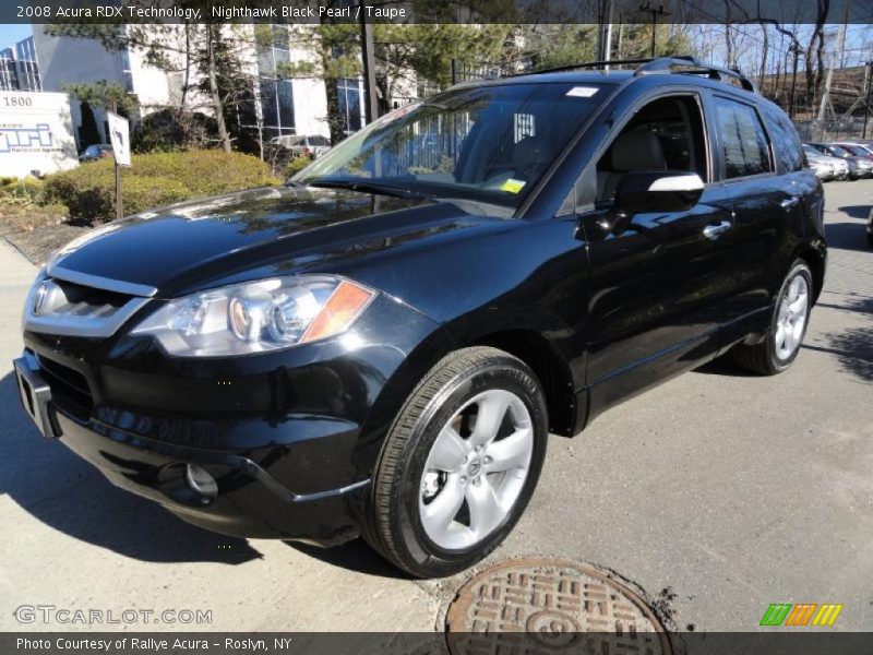 Nighthawk Black Pearl / Taupe 2008 Acura RDX Technology