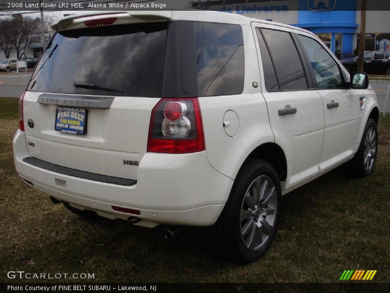 Alaska White / Alpaca Beige 2008 Land Rover LR2 HSE